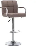 Barhocker Taupe Stoff Vidaxl
