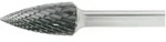Lukas - Hm-fr&auml;sstift Form G Spitzbogen Kopf &Oslash; 12 Mm L&auml;nge 25 Mm Zahnung 7