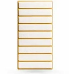 Filzgleiter 15 X 80 Mm Selbstklebend Wei&szlig;