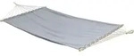 Xxl Stabh&auml;ngematte 200x120 Doppelh&auml;ngematte 2 Personen Garten H&auml;ngematte Grau