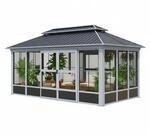 Sojag Aluminium Pavillon Olan 10x17 Taupe