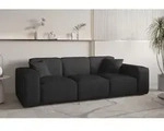 Sofa Designersofa Celes Premium 3-sitzer In Stoff Scala Schwarz