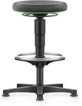 Bimos Drehhocker Supertect Sitzh&ouml;he 530 - 750 Mm Mit Gleiter Und Fu&szlig;ring