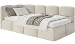 Selsey Cloudy &ndash; Jugendbett 120 Cm, Bettkasten, Velours Wasserabweisend,...