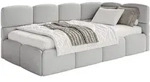 Selsey Cloudy &ndash; Jugendbett 120 Cm, Bettkasten, Boucl&eacute;, Kopfteil Rechts,...