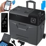 Kesser&reg; Kompressor-k&uuml;hlbox 30-50l, -20 &deg;c, Mit R&auml;dern - 50 L, Anthrazit, Schwarz