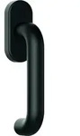 Hewi - Fenstergriff 111pbfg Pa 90 Tiefschwarz 35mm Stand.