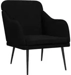 Sessel Schwarz 63x76x80 Cm Stoff Vidaxl
