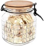 Excellent Houseware - Deko-glas Mit Dichtem Deckel, 1100 Ml