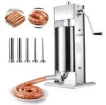 Vevor Manueller Wurstf&uuml;ller 15 L, Vertikale Wurstf&uuml;llmaschine Mit 2