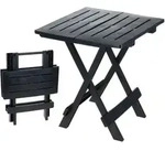 Kunststoff Klapptisch Adige 45 X 43 Cm - Anthrazit - Garten Beistelltisch Klappbar