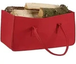 2 X Kaminholztasche Aus Filz, Tragbarer Feuerholzkorb, Faltbarer Zeitungshalter