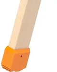 Layher Leiterschuhe F&uuml;r Holzleiter 65x25mm - Paar