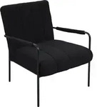 Svita - Kyle Loungesessel Polstersessel Akzentstuhl Wohnzimmer Mit Armlehne Schwarz