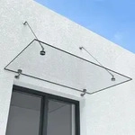 Doporro&reg; Vordach &Uuml;berdachung Vsg Mit Sgp Folie Vdg02k Ma&szlig;e:90x160cm 2...