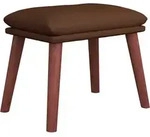 Fu&szlig;hocker Braun 45x29,5x35 Cm Kunstleder Vidaxl