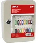 Apli Abschlie&szlig;barer Schl&uuml;sselschrank - 20 Positionen - Ideal F&uuml;r B&uuml;ros Und