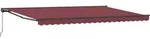 Markisenrahmen Bordeauxrot 500 X 300 Cm Vidaxl
