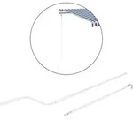 Ersatz-handkurbel F&uuml;r Markise 150 Cm Vidaxl