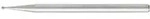 Pferd Cbn-schleifstift Kugel &Oslash; 1,0mm Schaft-&oslash; 3 Mm B126 (mittel) Zum...