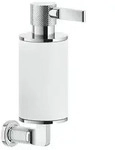 Gessi - Inciso Seifenspender Zur Wandmontage, Beh&auml;lter Wei&szlig; Matt,