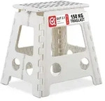 Relaxdays Klapphocker Faltbar, Camping Hocker, Gro&szlig;er Badhocker, Bis 150 Kg,