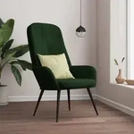 Relaxsessel Dunkelgr&uuml;n Samt - Vidaxl