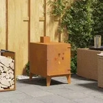 Gartenofen 35x50x60 Cm Cortenstahl Vidaxl