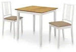 3-tlg. Essgruppe Mdf Wei&szlig; - Vidaxl