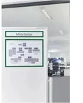 Magnetoplan Magnetofix-magnetrahmen Topsign, 5 St&uuml;ck, Gr&uuml;n, A4 Quer/a3 Hoch 319 X