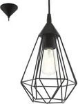 Eglo - Pendelleuchte Tarbes Schwarz &Oslash; 17,5 Cm E27 Pendelleuchte
