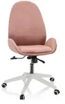 B&uuml;rostuhl / Drehstuhl Avea Samt Rosa Hjh Office