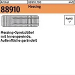 Spreizd&uuml;bel R 88910 M.ig M 5 / 6,5x 21 Messing Ger&auml;ndelt