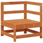 Gartenecksofa Massives Kiefernholz Wachsbraun 62 X 62 X 70,5 Cm Vidaxl