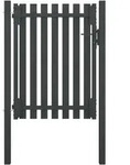 Vidaxl Garden Fence Gate Steel 100x125 Cm Anthracite