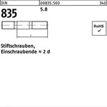 Stiftschraube Din 835 M 10 X 100 5.8 Einschraubende=2d