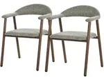 Ml-design Esszimmerst&uuml;hle 2er Set Mit Armlehne, K&uuml;chenst&uuml;hle Gr&uuml;n,