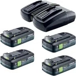Festool Energie Set 18v 4xtbx4/tcl6duo Mit 4x Bp 18 Tbx 4 C-asi Akku 18 V 4,0 Ah ( 4x