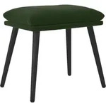 Fu&szlig;hocker Dunkelgr&uuml;n 45x29,5x35 Cm Samt Vidaxl