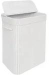 Relaxdays W&auml;schekorb Mit Deckel, Bambus, 72 L, Faltbare W&auml;schebox, Hxbxt: 60...