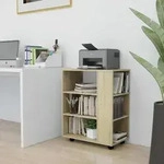 Vidaxl - Rollschrank Sonoma-eiche 60x35x75 Cm Holzwerkstoff