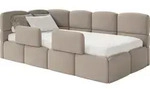 Selsey Cloudy &ndash; Kinderbett 90x200, Mit Matratze, Rausfallschutz, Kopfteil...