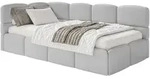Selsey Cloudy &ndash; Jugendbett 120 Cm, Bettkasten, Chenille, Kopfteil Links,...
