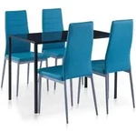 5-tlg. Essgruppe Blau Vidaxl