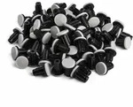 10er Pack - 100 X So-tech&reg; T&uuml;rpuffer Schwarz / Grau &Oslash; 8 Mm F&uuml;r Bohrloch-&oslash;...