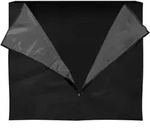 Ml-design - Kaminholzregal Abdeckung, Lxh: 185x125 Cm, Schwarz, Wetterfest, Polyester