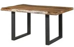 Baumtisch Mango 160x90x77 Natur Lackiert / U-beine Anthrazit Matt Freeform 5