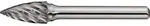 Tecwerk Fr&auml;sstift Spg Inox D.10mm Kopf-l.20mm Schaft-d.6mm Hm Verz.normal,fein