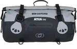 Oxford Aqua T-50 Wasserdichte Motorrad-rolltasche 50l Schwarz/grau