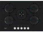 Hotpoint Hags 72s Bk Schwarz Integriert 73 Cm Gaskochfeld 4 Zone(n)